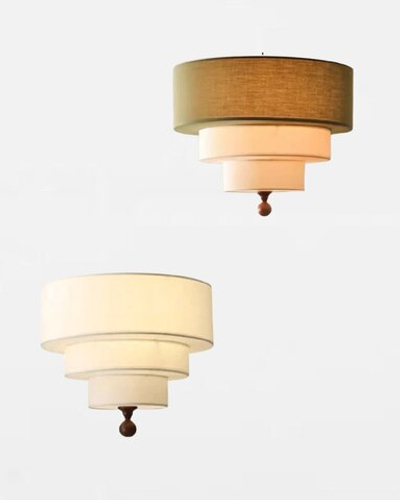 Люстры из текстиля в ретро стиле 🤍