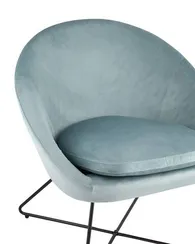 Кресло Columbia, пыльно-голубой велюр