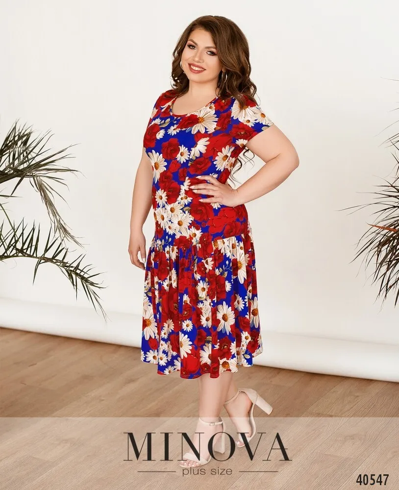 Платье 436-электрик Minova