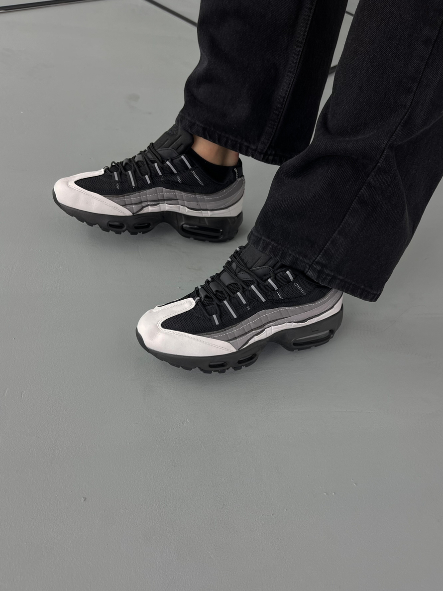 Кроссовки Nike Air Max #A6543 (чёрн.-сер.)