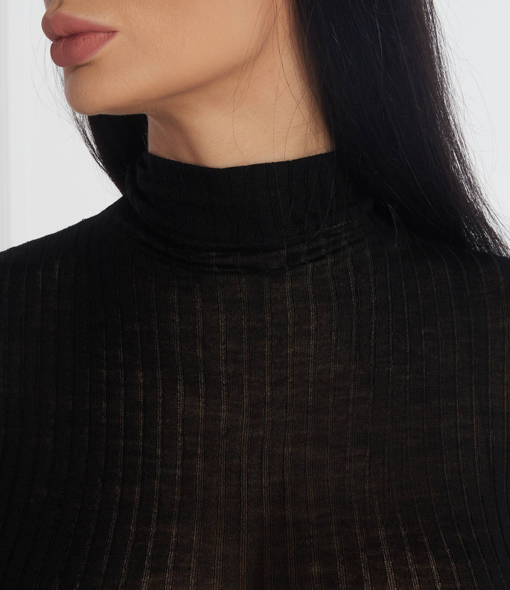 Хлопковый гольф Patrizia Pepe - черный(8K0187 K034)