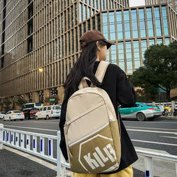 BALANG Nylon Computer Backpack Regular Unisex Khaki/Blue/Black