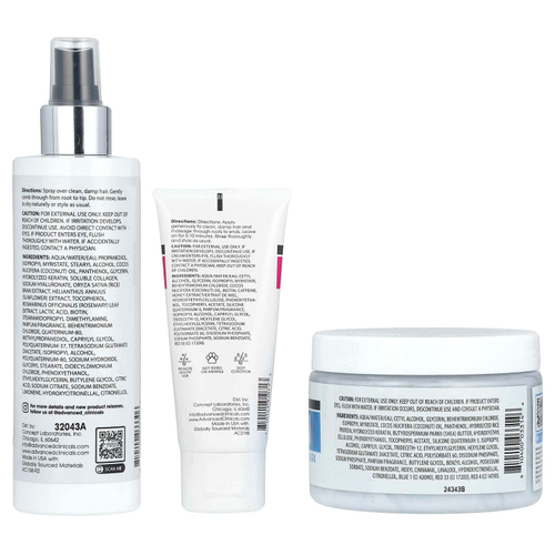 Advanced Clinicals, эксклюзивный набор iHerb для восстановления волос, 4 предмета