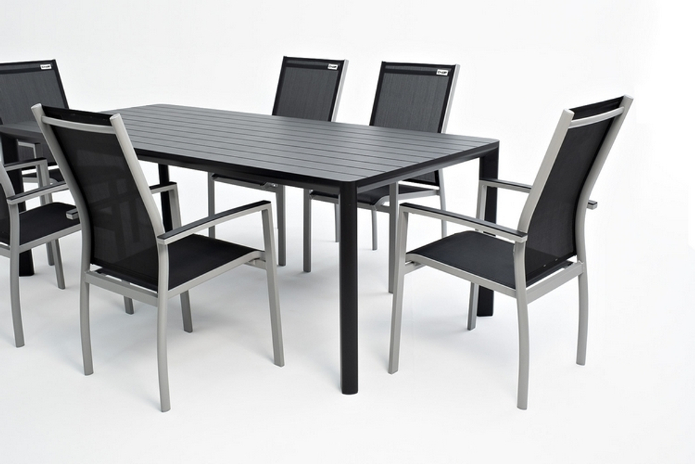 Столовая группа из алюминия GONZO графит  Joygarden