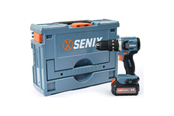 Дрель ударная аккумуляторная SENIX PDHX2-M2-EU, 1акб, зу, кейс