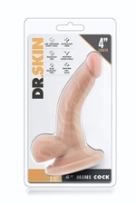Телесный анальный фаллоимитатор 4 Inch Mini Cock - 12 см. (Цвет: телесный)