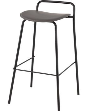 Стул барный Mantis экокожа темно-серый