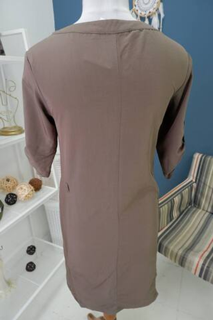 Платье Incity серое хаки 42 размер