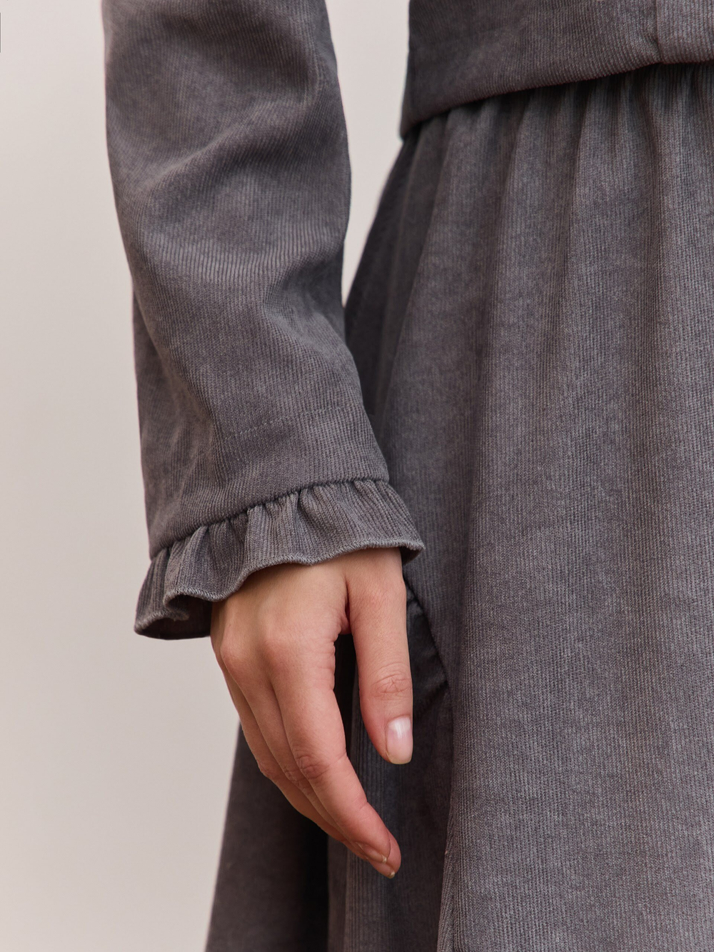 Жакет вельвет укороченный