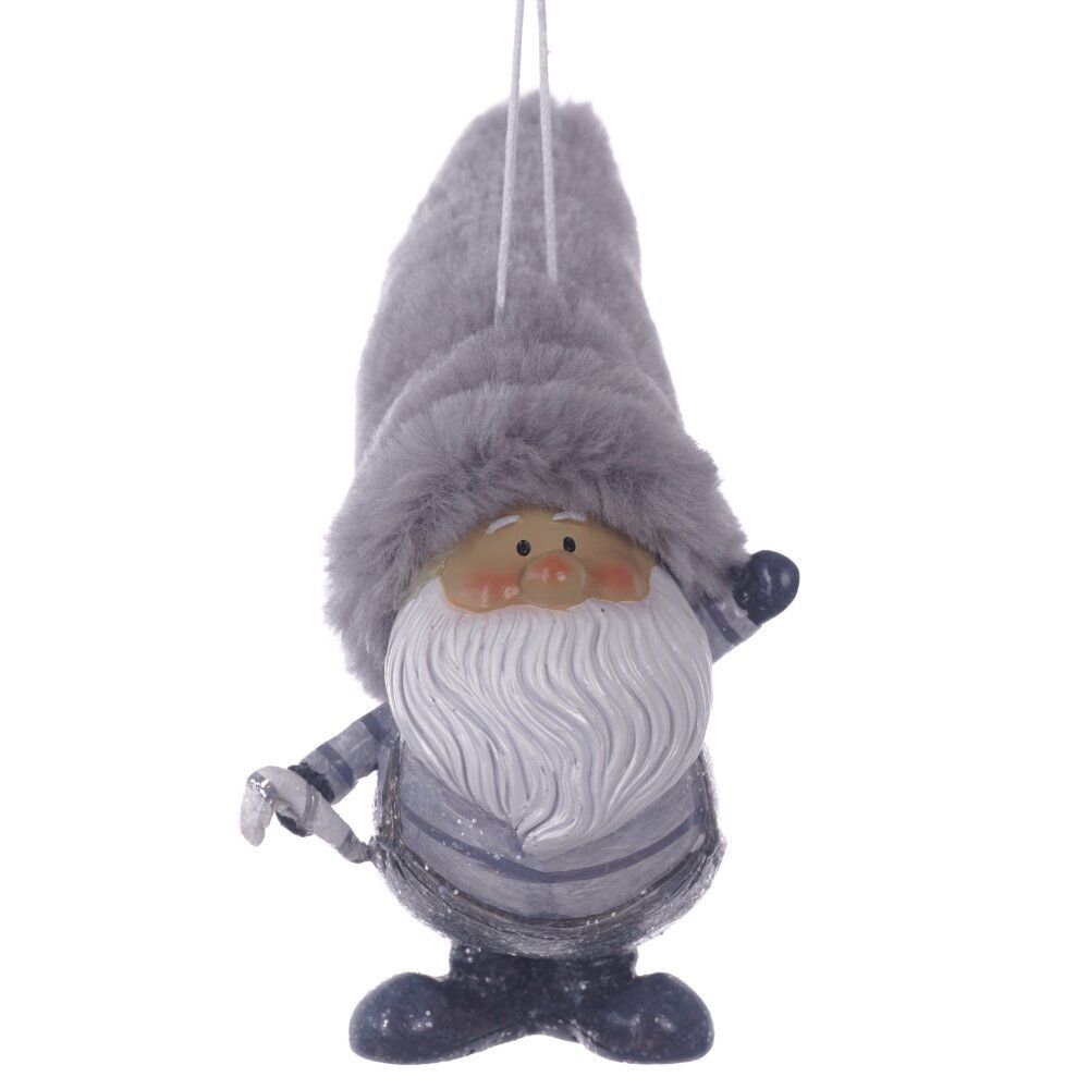 GAEM Фигурка декоративная подвесная "Дед Мороз", L6 W7 H11 см, 2в.