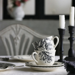 Чашка чайная с блюдцем Gien Tulipes (220 мл)