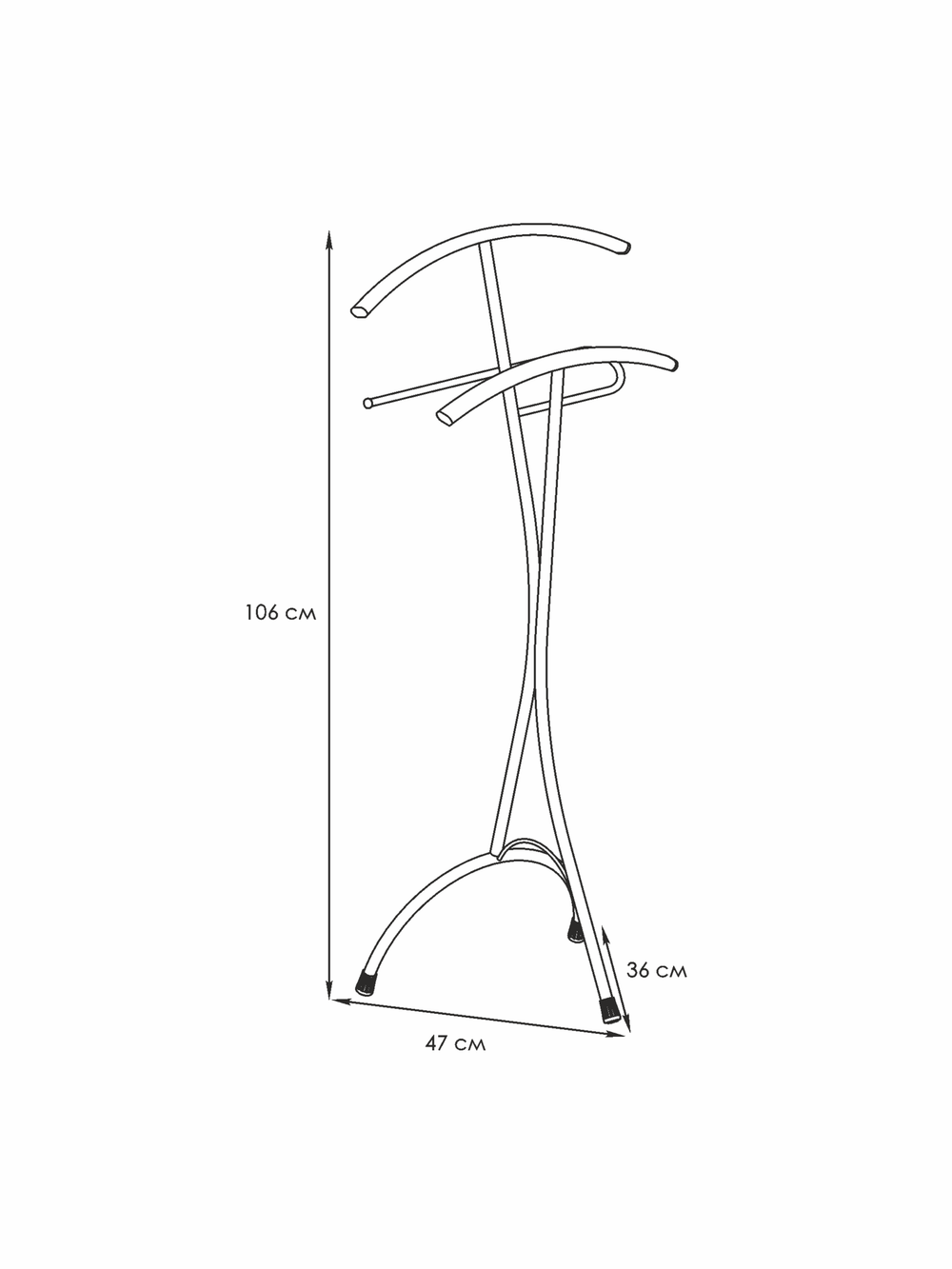 ВЕШАЛКА СЛУГА №1 МЕДНЫЙ АНТИК ВНП34М