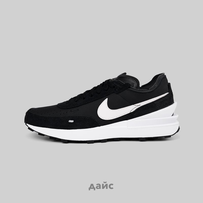 Кроссовки Nike Waffle One Leather артикул:DX9428-001 - купить в магазине Дайс