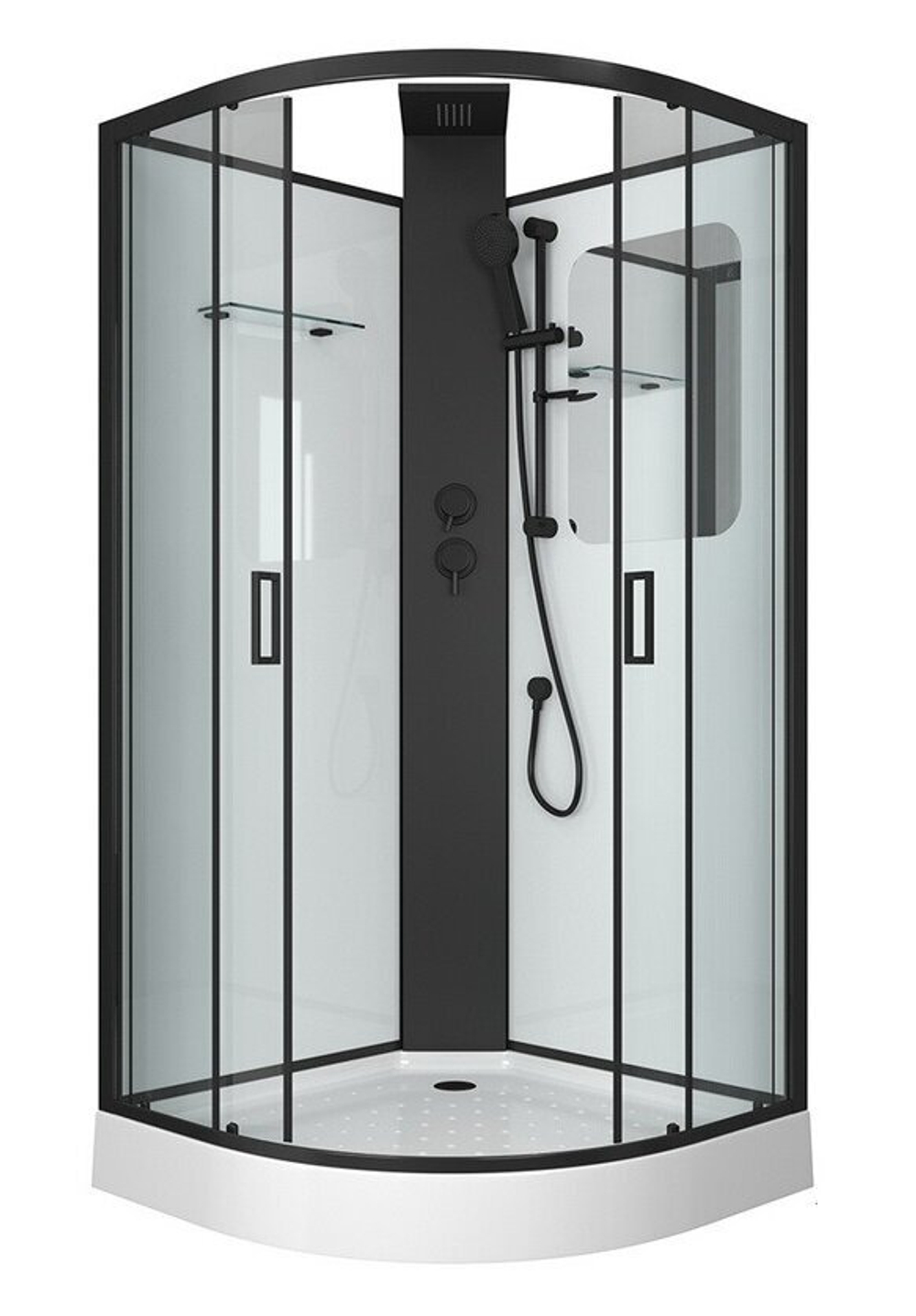 Душевая кабина Grossman Elegans GR251 (90х90х217) дверь раздвижная,5 мест