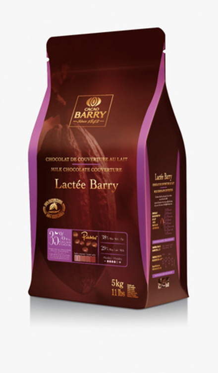 Шоколад Cacao Barry LACT_E BARRY 35.3% молочный (Пакет 5 кг)