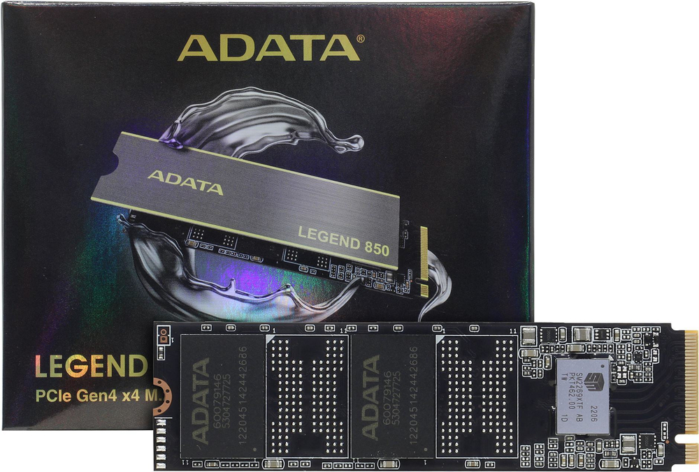 Накопитель SSD 512 Gb M.2 2280 M ADATA LEGEND 850 &lt;ALEG-850-512GCS&gt;
