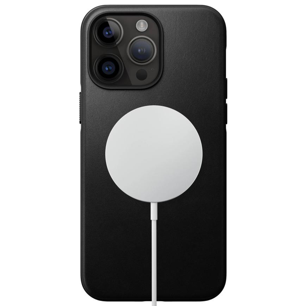 Кожаный чехол MagSafe Nomad Modern Leather Case для iPhone 14 Pro Max Чехол из натуральной цельнозерновой кожи ECCO