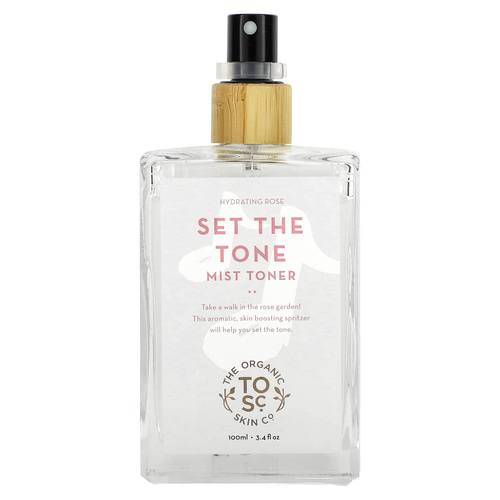 The Organic Skin Co., Set The Tone, тоник-спрей, увлажняющая роза, 100 мл (3,4 жидк. унц.)