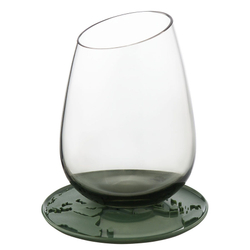 Набор подставок 2шт Qualy World Coaster зеленые