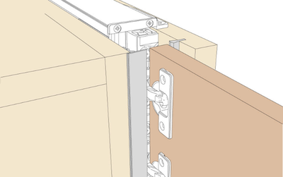 VE55KIT0202 Декоративная планка с крепежом к Эгзедра / Exedra, Эклипс / Eclipse