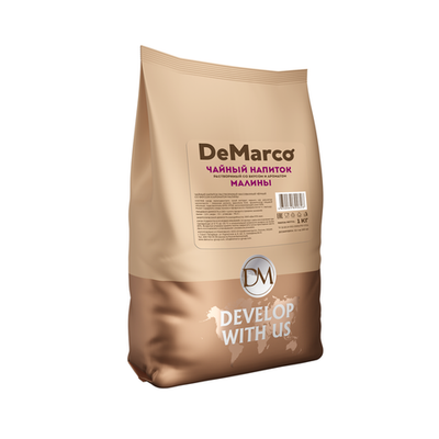 Чайный напиток растворимый со вкусом и ароматом малины DeMarco