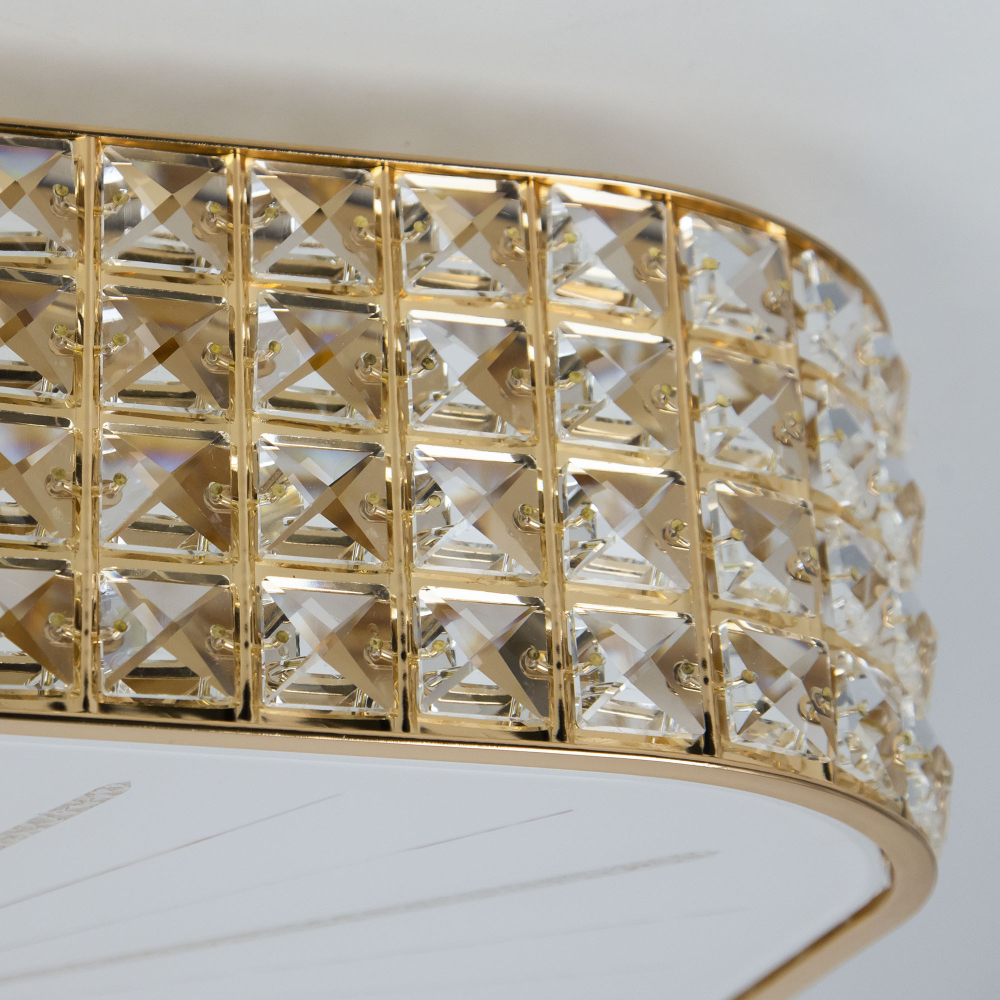 Citilux Портал CL324282 Люстра хрустальная Золото