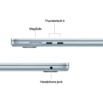 Ноутбук Apple MacBook Air A3448 M5 10 core 16Gb SSD512Gb/10 core GPU 15.3" Liquid Retina (2880x1864) macOS l.blue WiFi BT Cam English Keyboard (MDVQ4LL/A)
