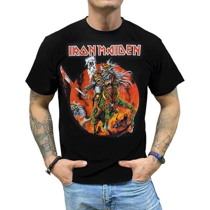 Футболка Iron Maiden Eddie (на коне с мечом) (S)