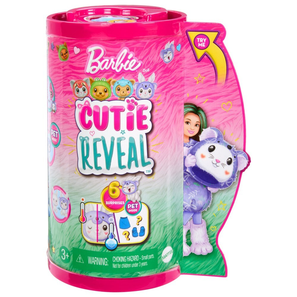 Barbie Cutie Reveal - кукла Челси Банни-Коала + питомец HRK31 / артикул   HRK27 HRK31  / GTIN 194735178612