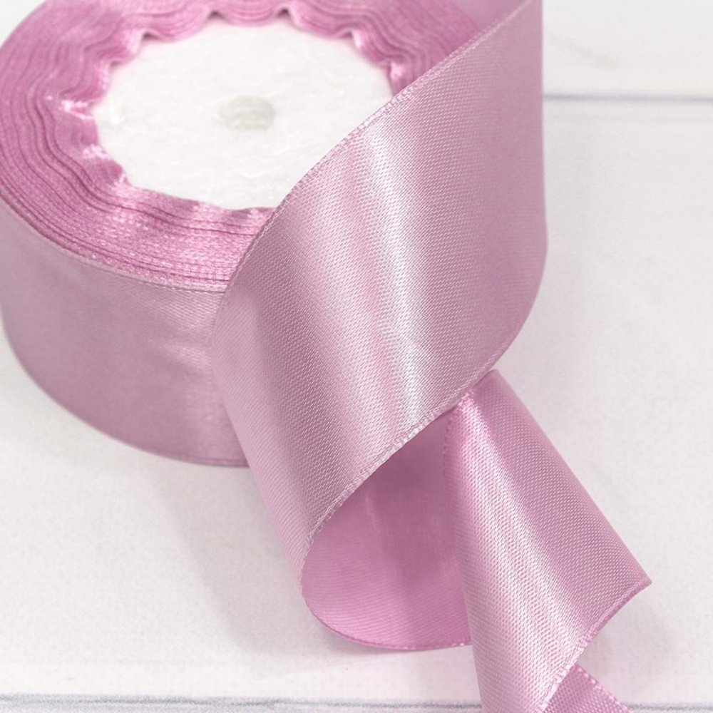 Лента Атласная 3,8см х 28м Сатин (Сиреневый)