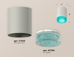 Ambrella Комплект накладного светильника с композитным хрусталем MR16 Накладные XS7423004