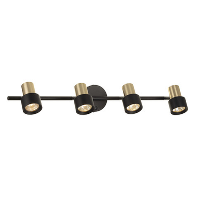 Citilux SAT CL505641 Спот поворотный с выключателем Чёрный+Золото
