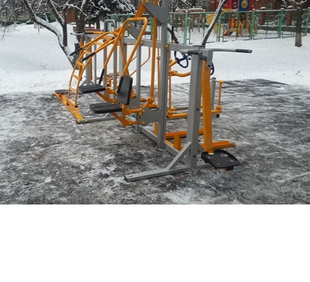 УТИ-001 Уличный тренажерный комплекс для инвалидов-колясочников