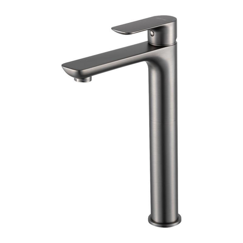 Смеситель для раковины 35к G1048-92 GAPPO высокий, литой, п/гайку, ОРУЖЕЙНАЯ СТАЛЬ