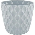 Горшок для цветов InGreen Wave с дренажной сеткой и съемным поддоном 0,65л, D115мм, Утренн