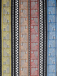 252 Кружево эластичное 19 см, Италия, черный 170