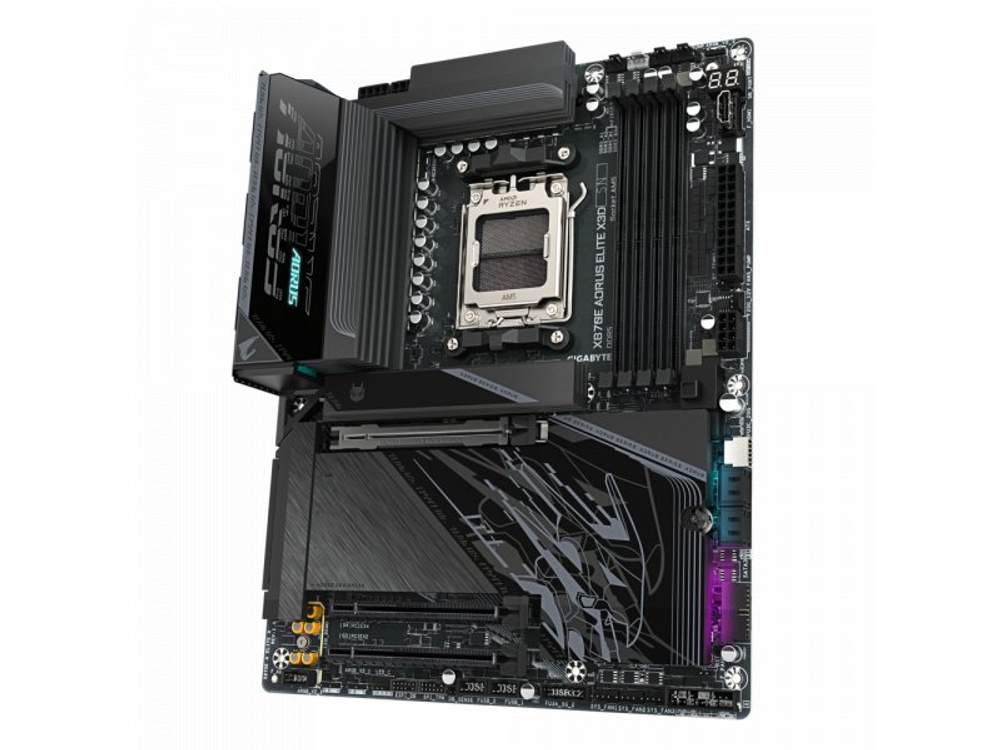 Материнская плата Gigabyte X870e Aorus Elite X3d, Socket AM5, AMD X870E, ATX, RTL