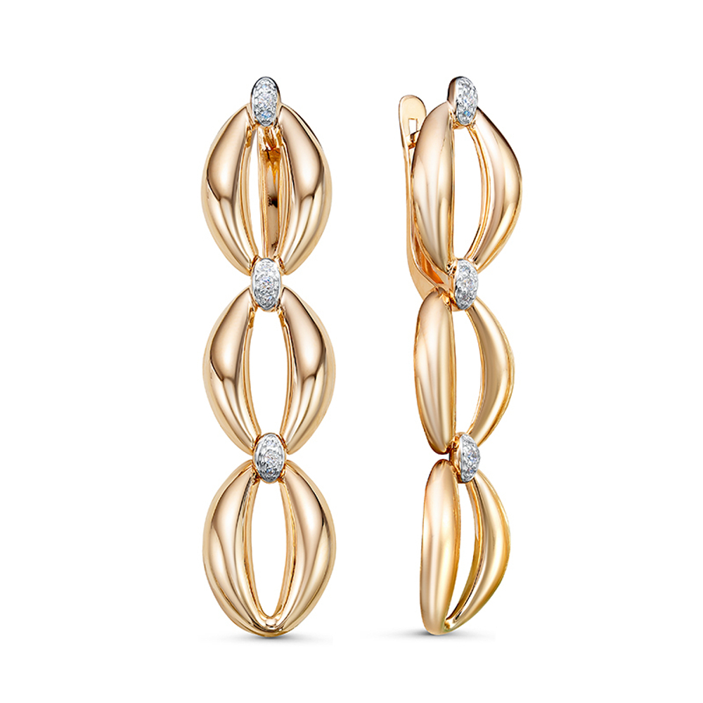Серьги из золота 585 пробы