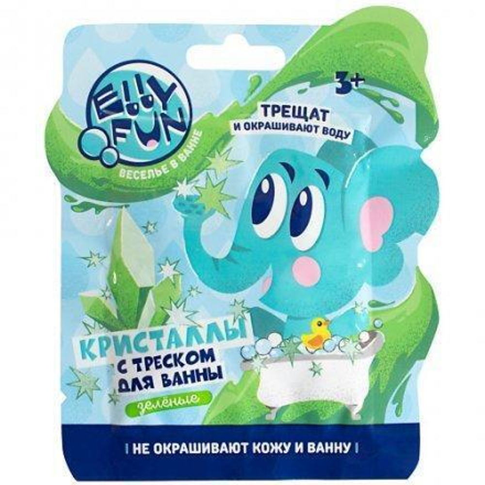 Кристаллы с треском цв зеленый (Ellyfun)