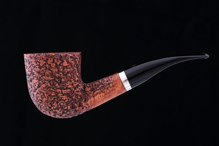 Курительная трубка L’Anatra Rustic Silver, L451-6