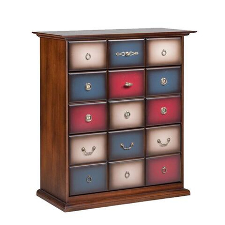 Комод "Пандора"- 3 с 3 ящиками Орех Mix