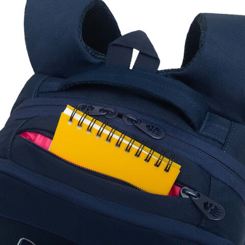 Рюкзак GRIZZLY школьный, анатомическая спинка, 2 отделения, для девочек, "VELVET BOW", 39х26х17 см, RG-566-5/2