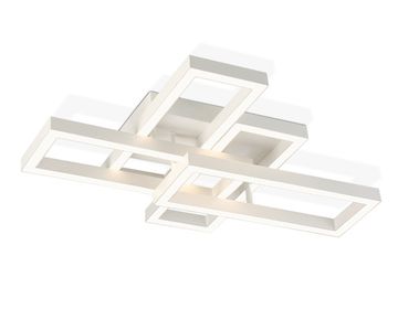 Потолочный светодиодный светильник с пультом 65W 3000K-6400K FA1001/2+2 WH белый Acrylica Disk Ambrella