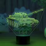 Светильник "Танк Т - 64"