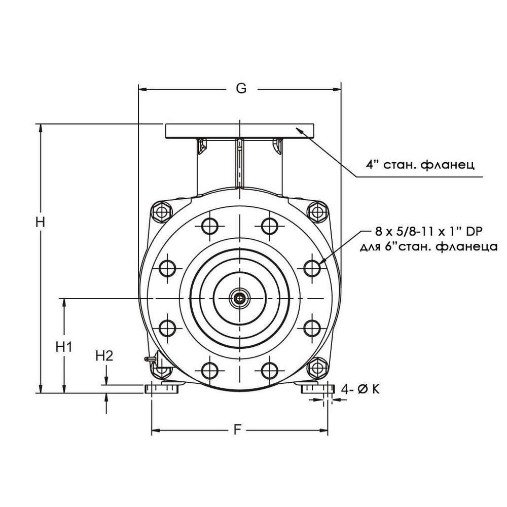 Насос Aquaviva BQP-4.0 трехфазный