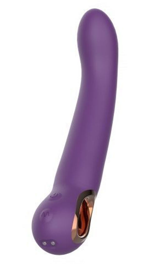 Secwell SW3042 – силиконовый вибратор для точки G, фиолетовый, 22,1 см