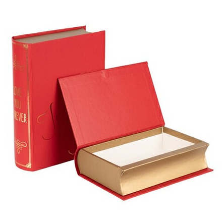 Набор/2шт "Книга" 16*21*5, 12*19*4см Just for You Красный