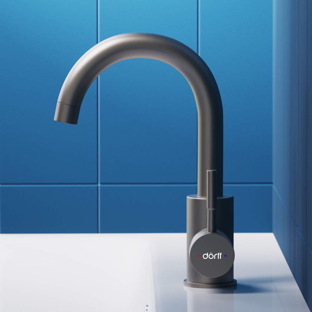 Смеситель для раковины Dorff Logic SS D3002101SS Нержавеющая сталь