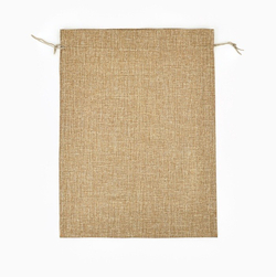 Мешочек подарочный новогодний с термонаклейкой 30х40 см