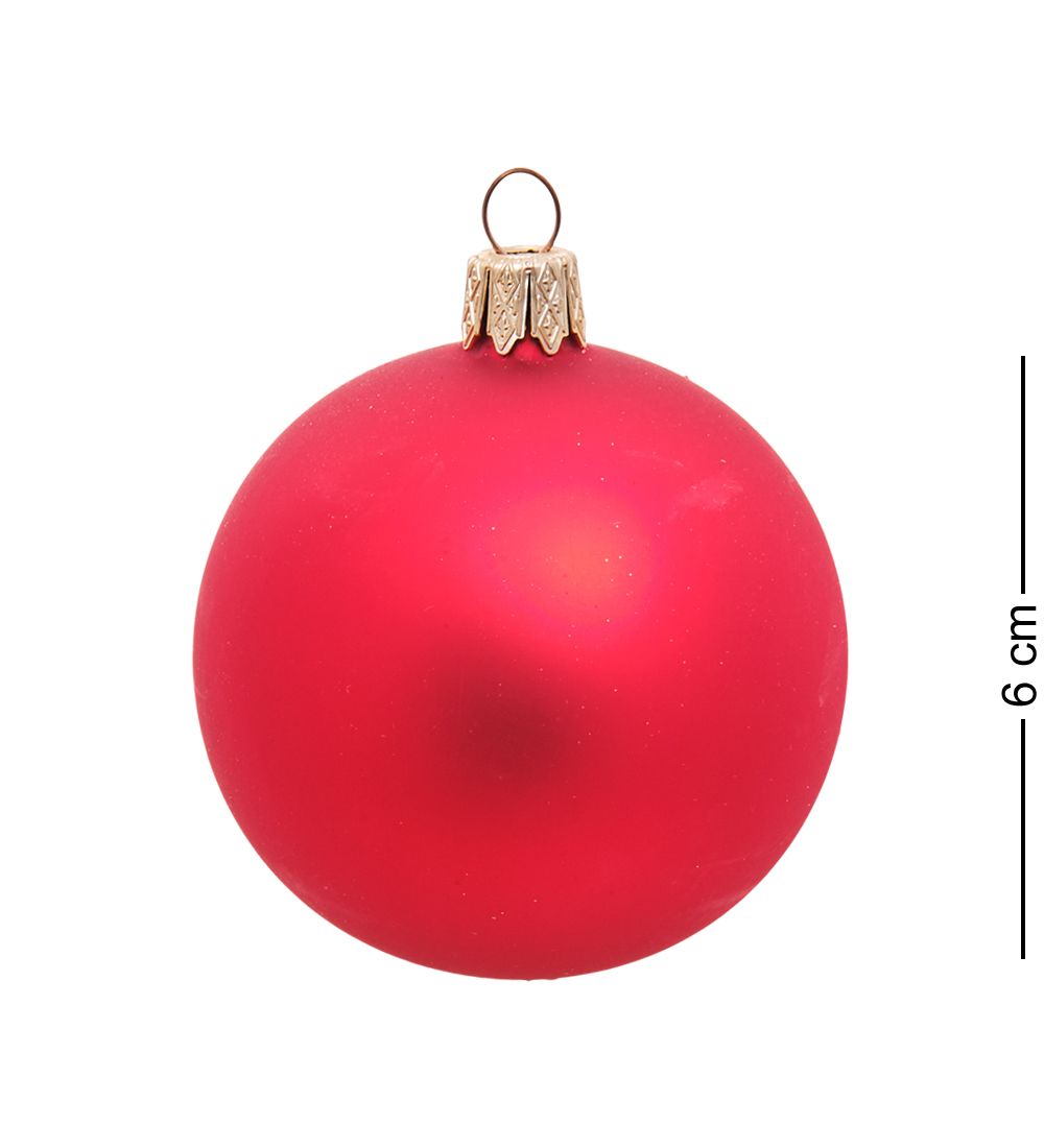 Элита НФШ-1008/1 Ел. украшение Шар «Ангел» 65 мм, красный